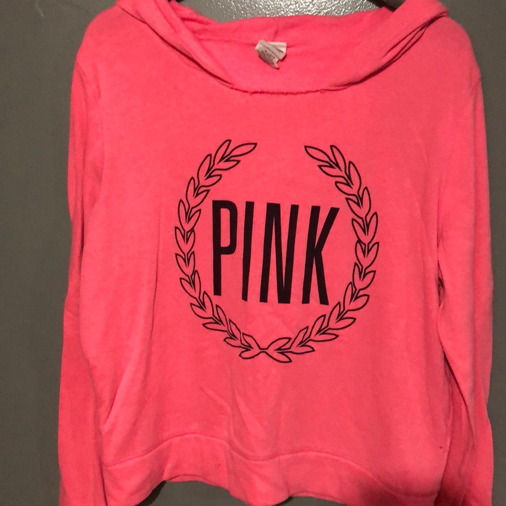 VS Pink crop sweatshirt